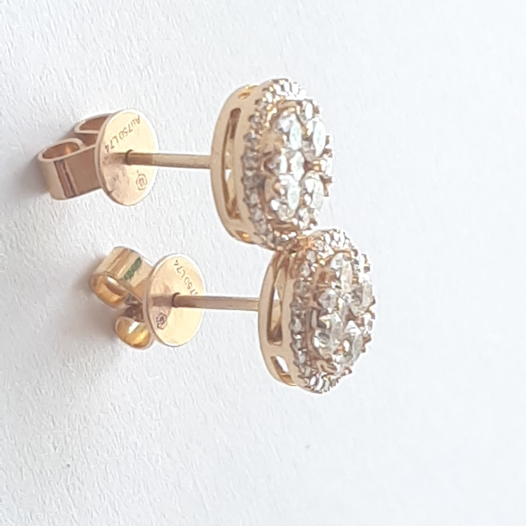 BROQUELES PAR. ORO. 18 K 4.1 GRMS (SEMINUEVO)