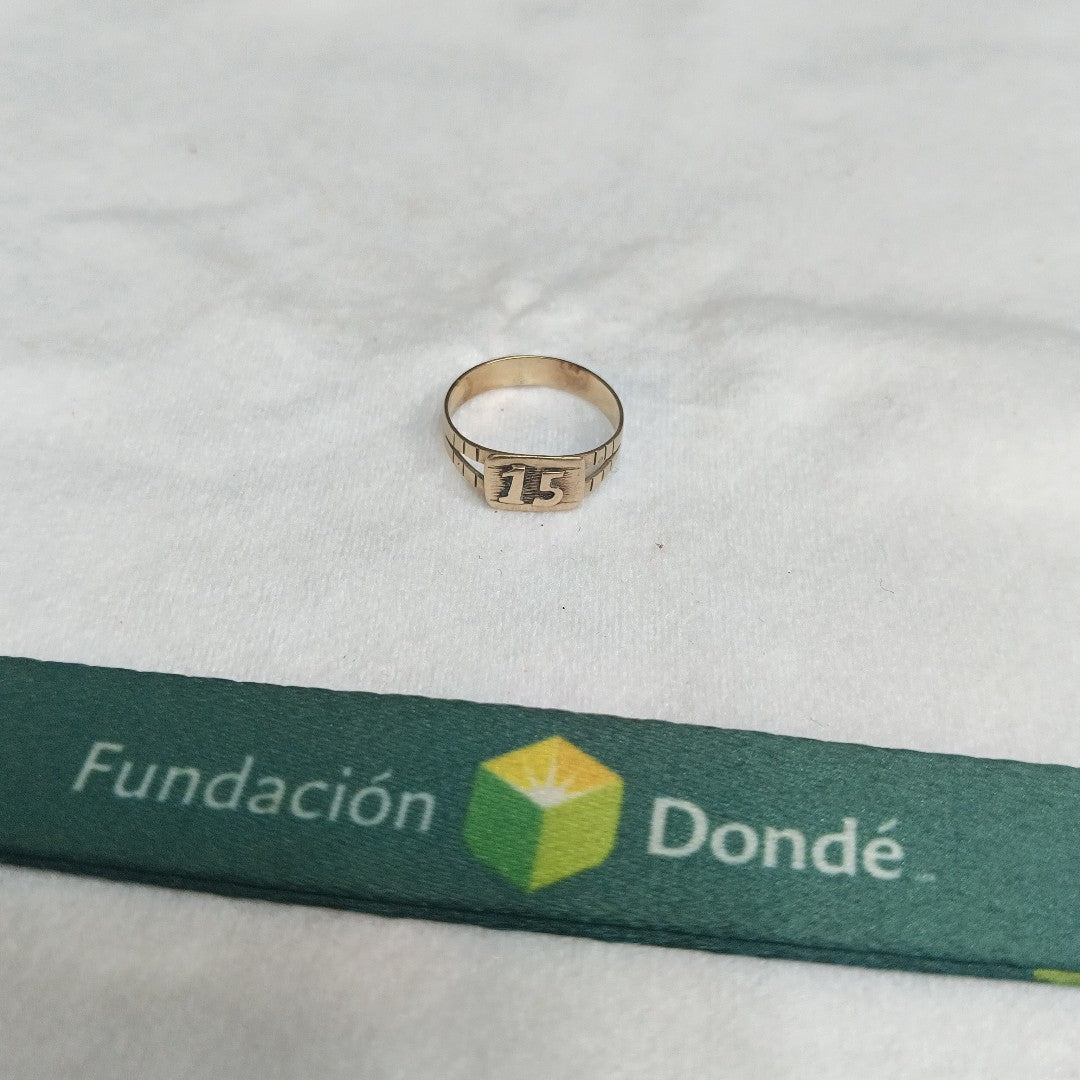 ANILLITO ORO 10 K 1,90 GRMS (SEMINUEVO)