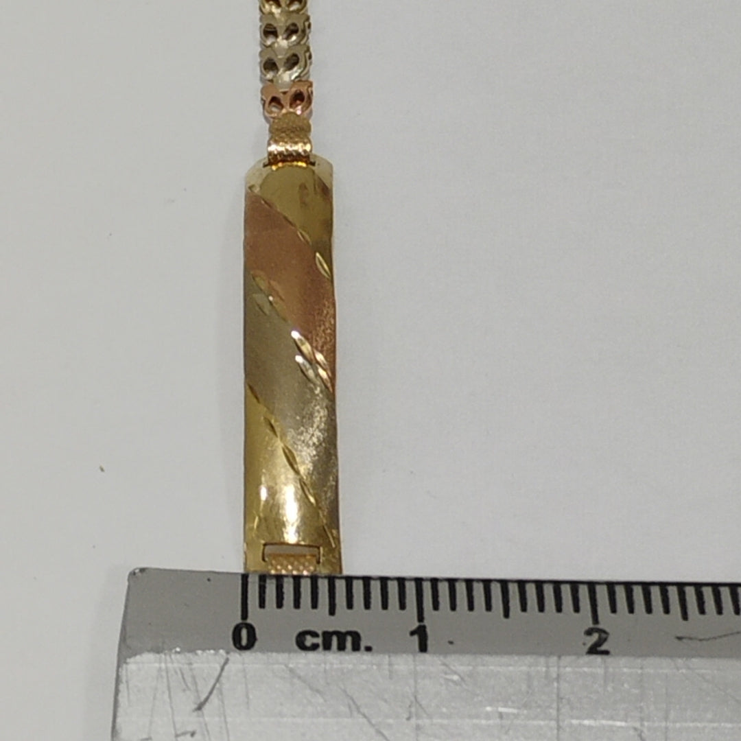 ESCLAVA ORO,ORO COMBINADO 10 K 2,50 GRMS (SEMINUEVO)