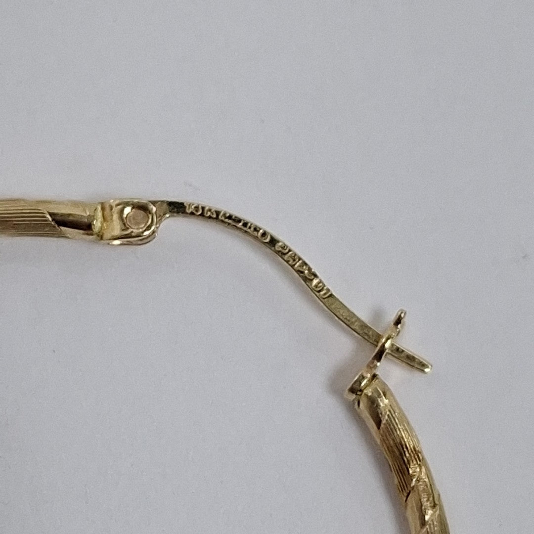 ARRACADAS PAR ORO 14 K 3.7 GRMS (SEMINUEVO)