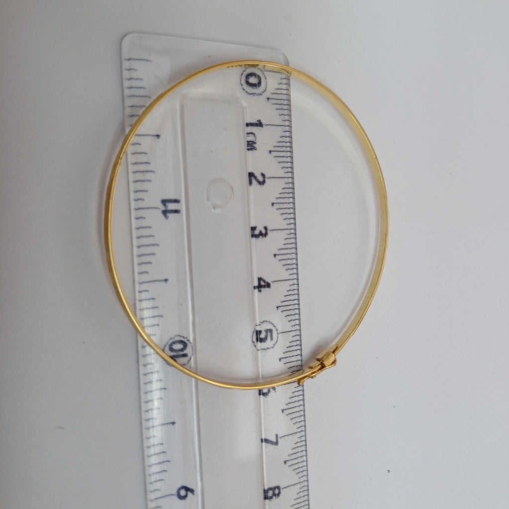 PULSERA RIGIDA ORO 14 K 3,80 GRMS (SEMINUEVO)
