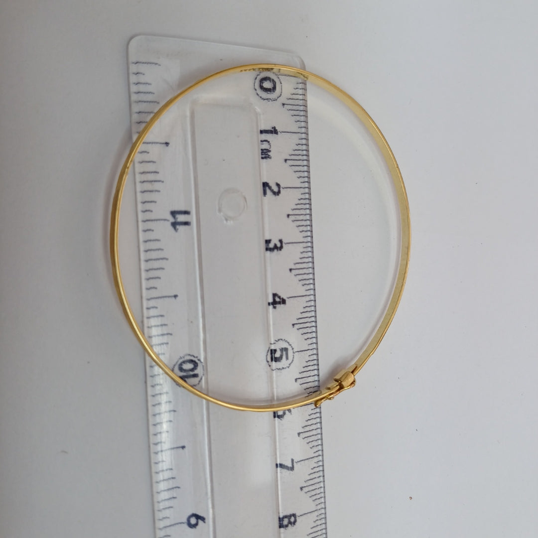 PULSERA RIGIDA ORO 14 K 3,80 GRMS (SEMINUEVO)