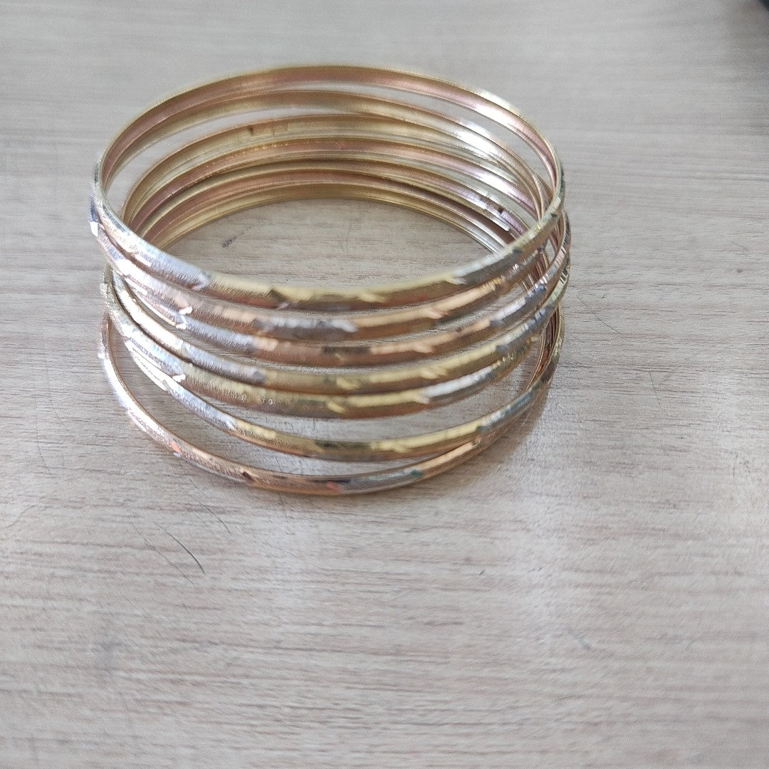 SEMANARIO DE PULSERAS. ORO. 14 K 28.8 GRMS (SEMINUEVO)