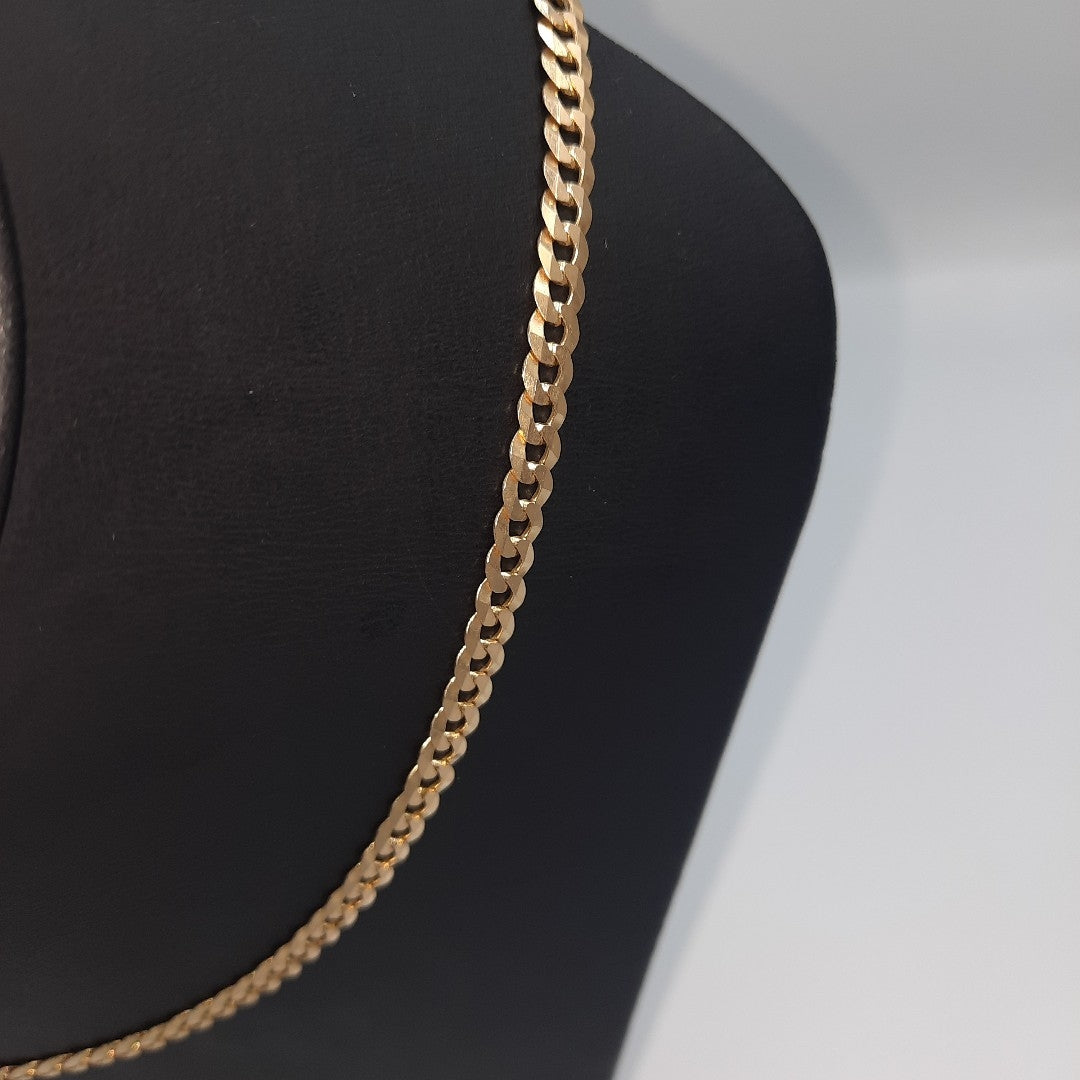 AHOGADOR, CADENA. ORO. 14 K 13.3 GRMS (SEMINUEVO)