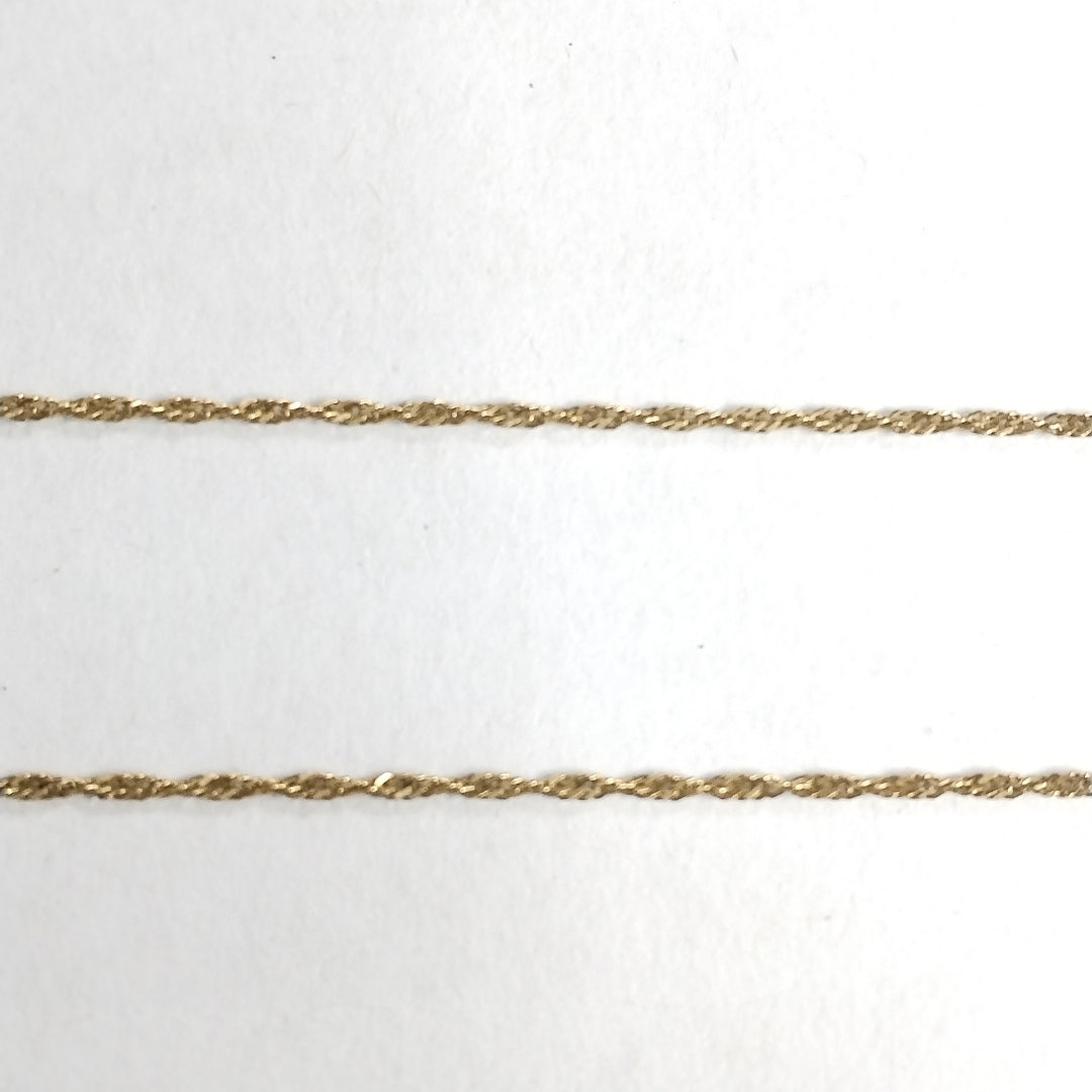 CADENA ORO COMBINADO 14 K 3,20 GRMS (SEMINUEVO)