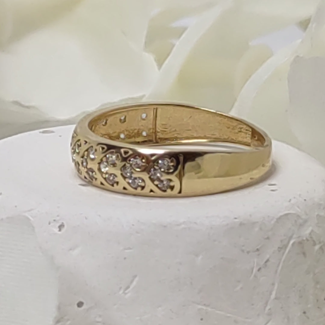 ANILLOS DAMA ORO 14K 2 (NUEVO)