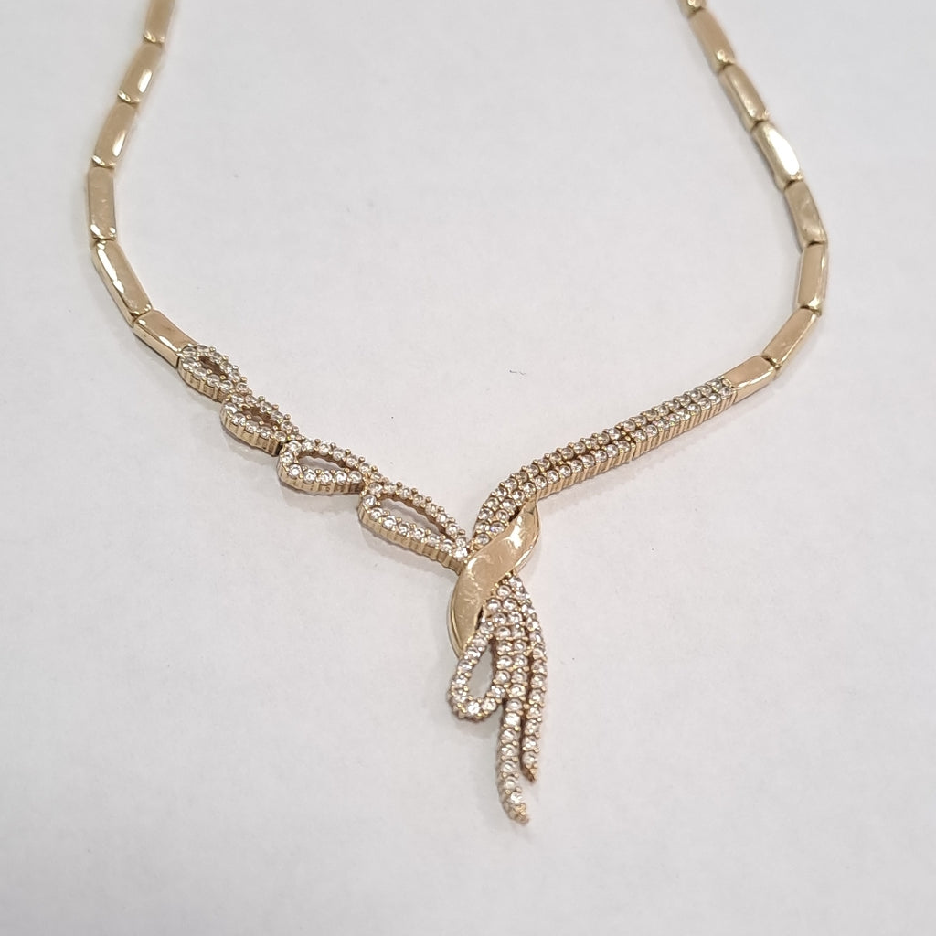 GARGANTILLA. ORO. 14 K 9.2 GRMS (SEMINUEVO)