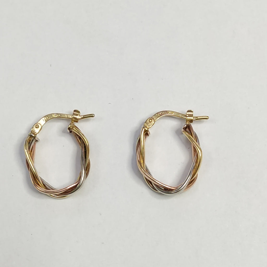 ARETES PAR ORO 14 K 2,20 GRMS (SEMINUEVO)