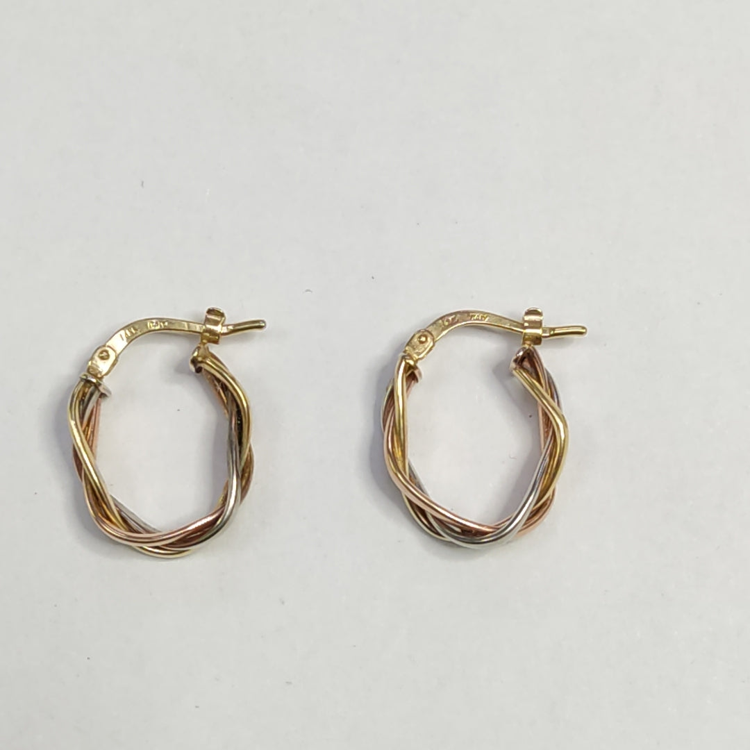 ARETES PAR ORO 14 K 2,20 GRMS (SEMINUEVO)