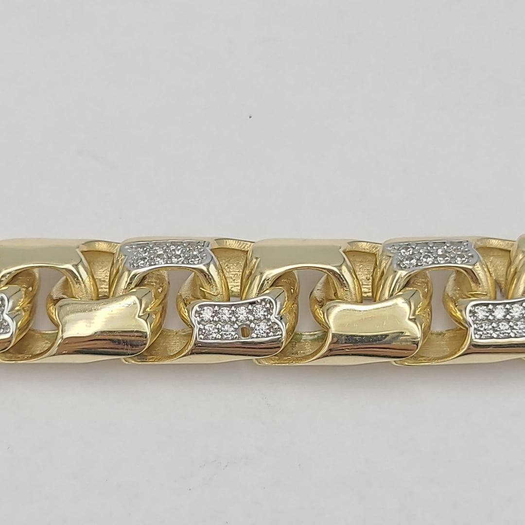 PULSERA ORO 14 K 30,70 GRMS (SEMINUEVO)
