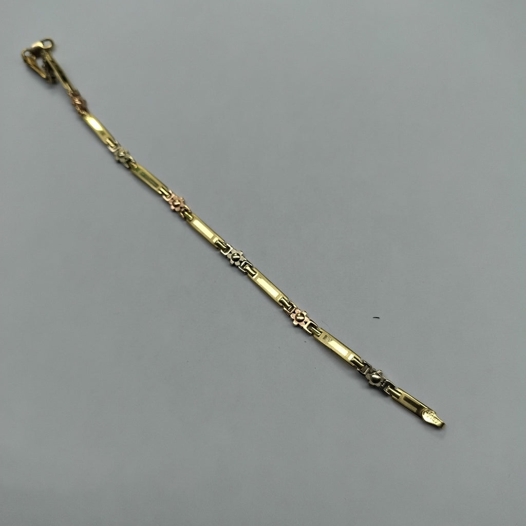 PULSERA. ORO. 14 K 3.6 GRMS (SEMINUEVO)