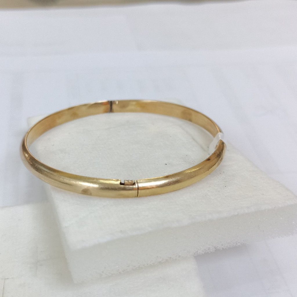 PULSERA RIGIDA. ORO. 14 K 6 GRMS (SEMINUEVO)