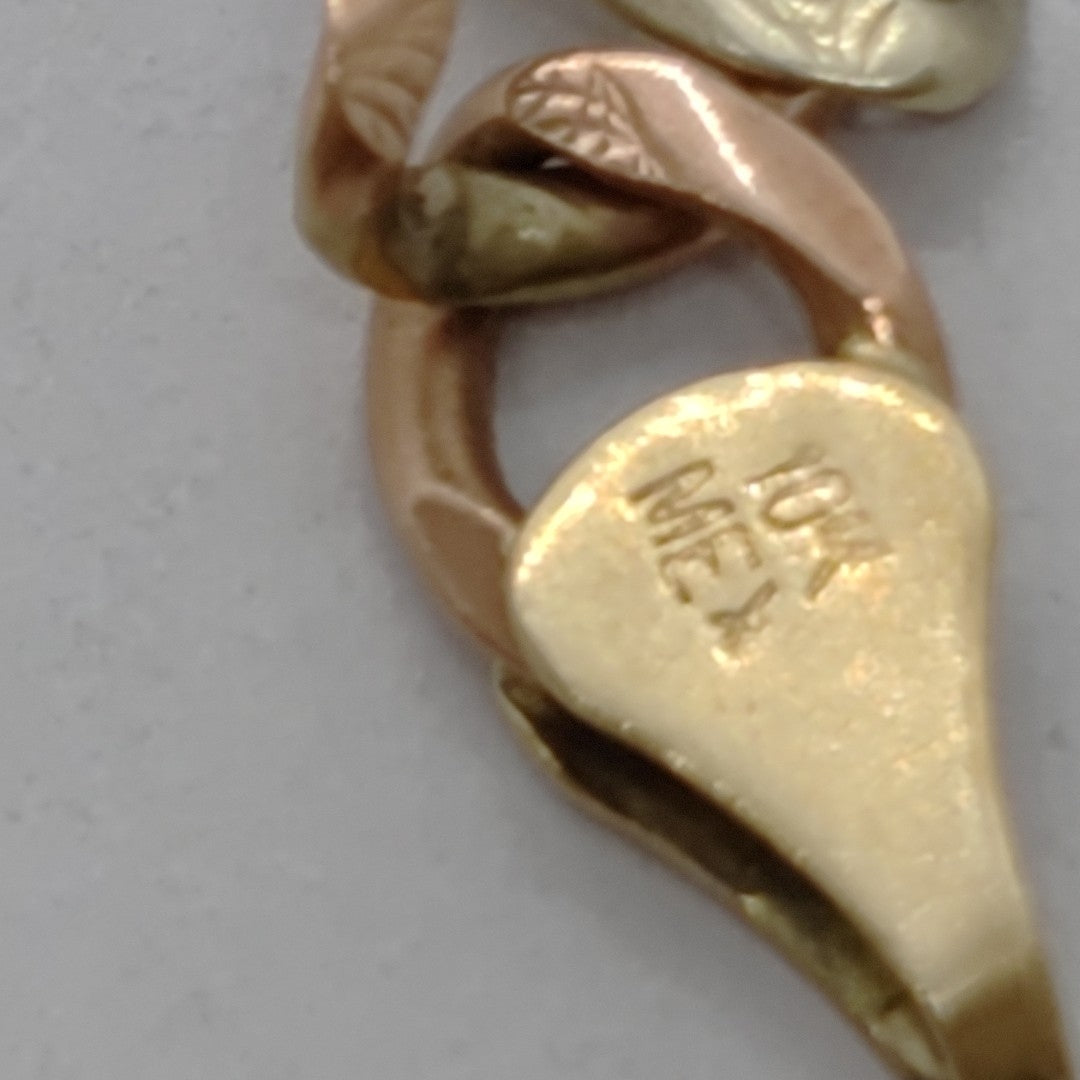 ESCLAVA. ORO COMBINADO. 10 K 10.6 GRMS (SEMINUEVO)