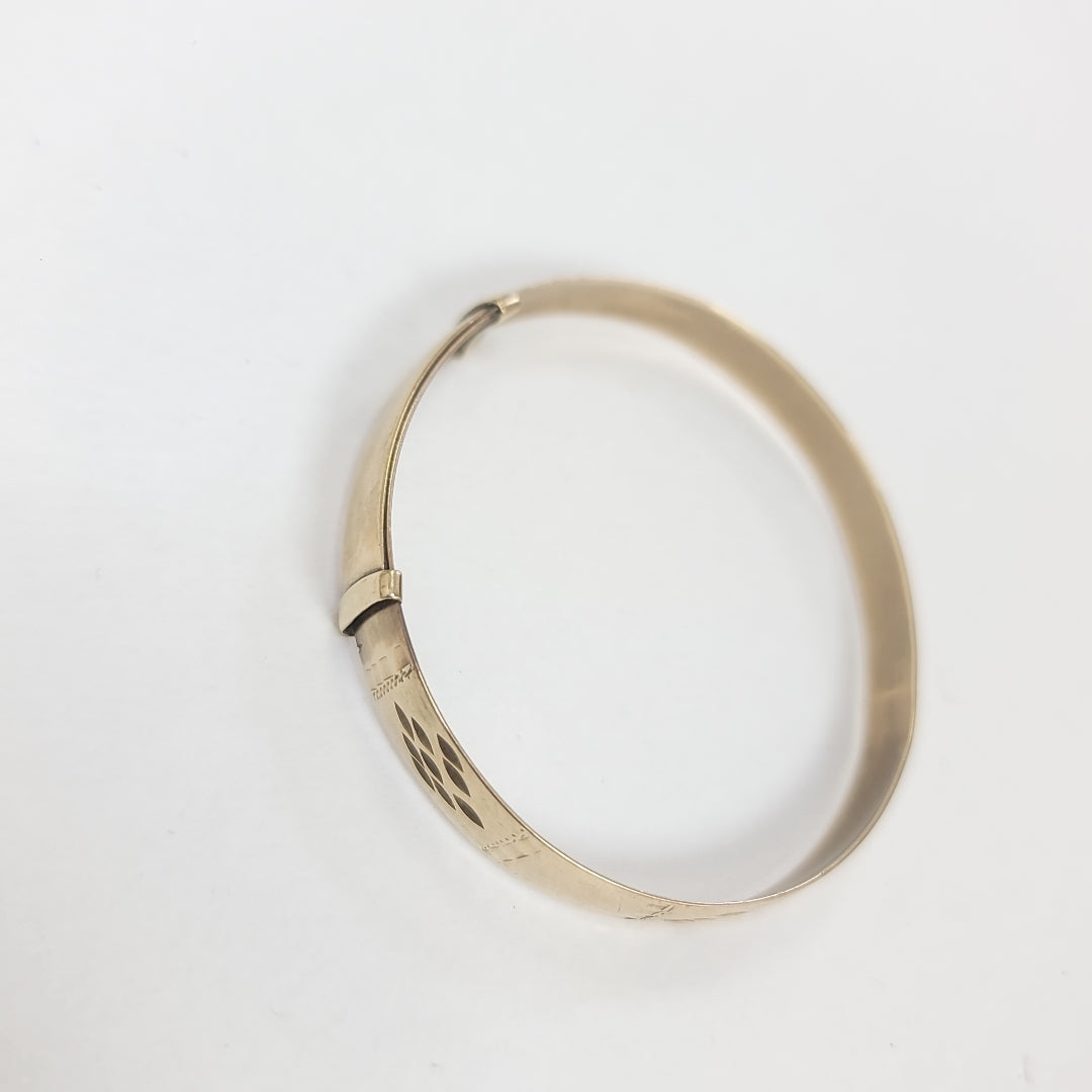 PULSERA RIGIDA. ORO. 8 K 8.3 GRMS (SEMINUEVO)