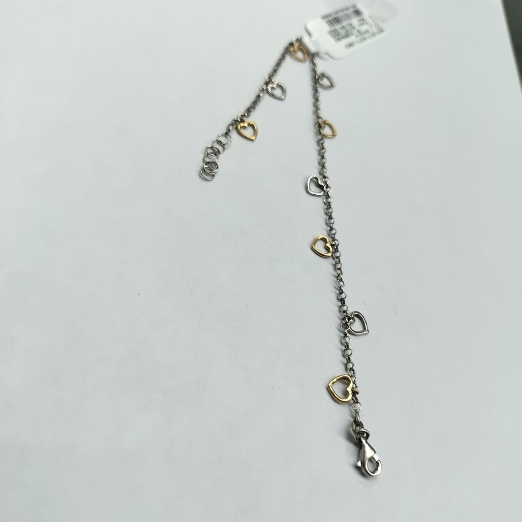 PULSERA ORO COMBINADO 14 K 2,70 GRMS (SEMINUEVO)