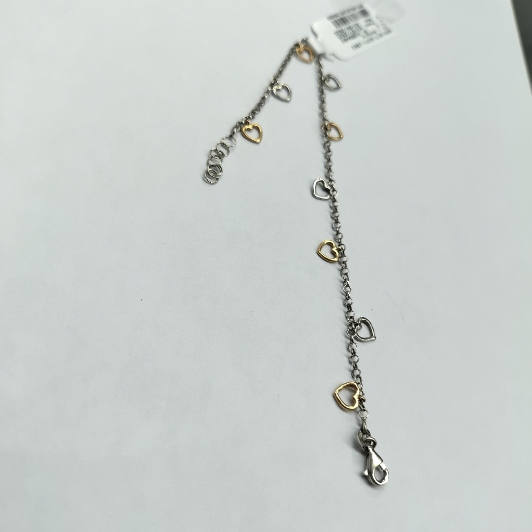 PULSERA ORO COMBINADO 14 K 2,70 GRMS (SEMINUEVO)