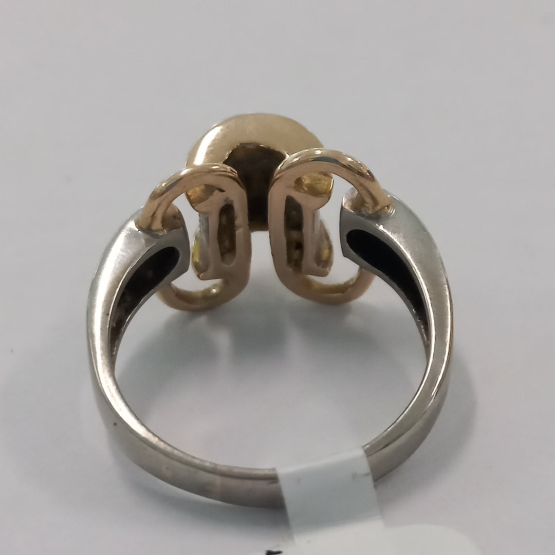 ANILLO ORO BLANCO 14 K 7,30 GRMS (SEMINUEVO)