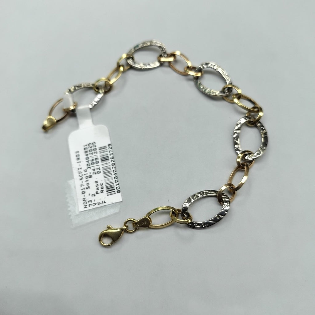 PULSERA. ORO. 14 K 4.6 GRMS (SEMINUEVO)
