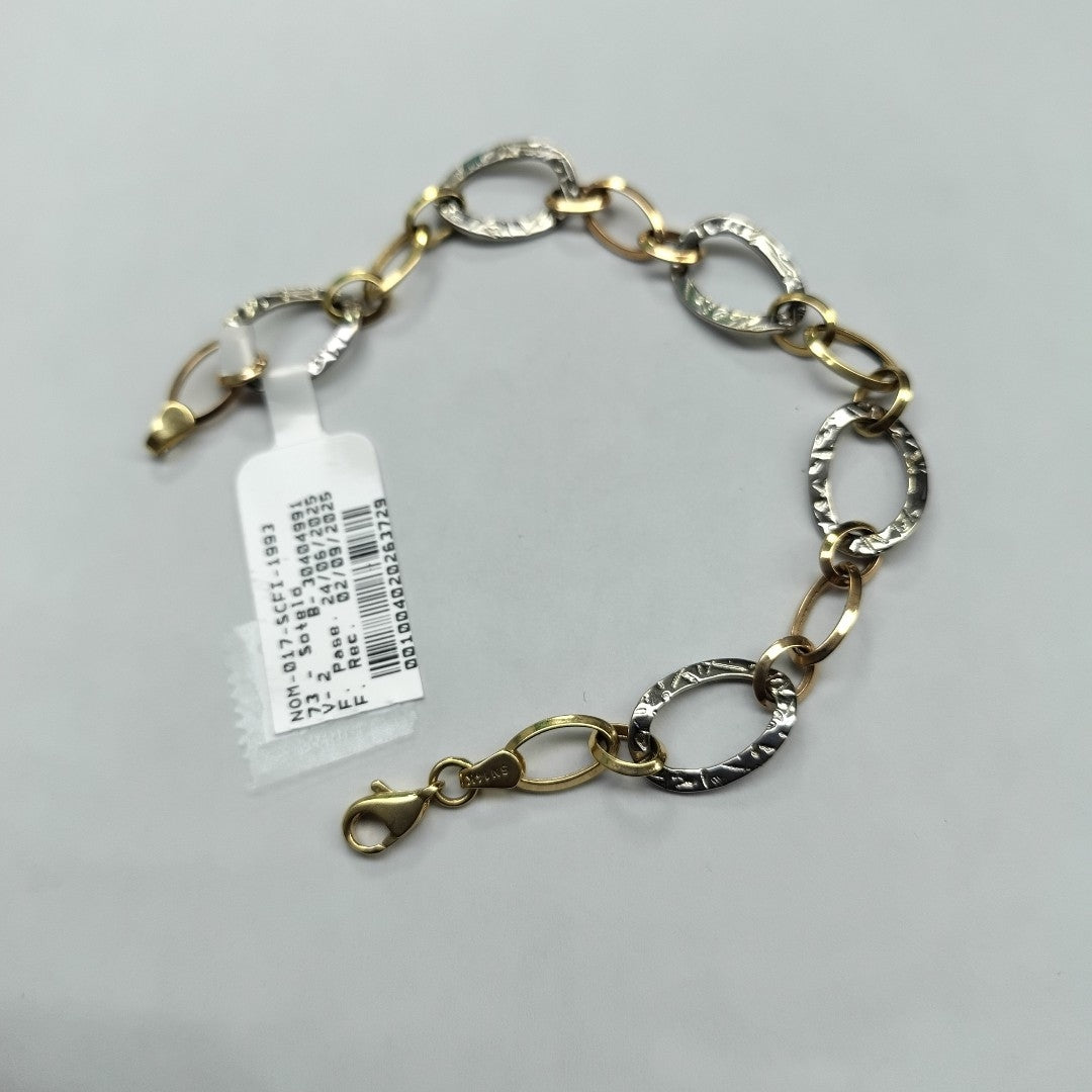 PULSERA. ORO. 14 K 4.6 GRMS (SEMINUEVO)