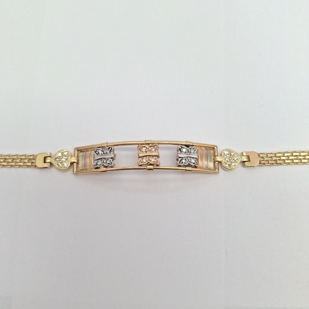 ESCLAVA. ORO COMBINADO. 14 K 12 GRMS (SEMINUEVO)
