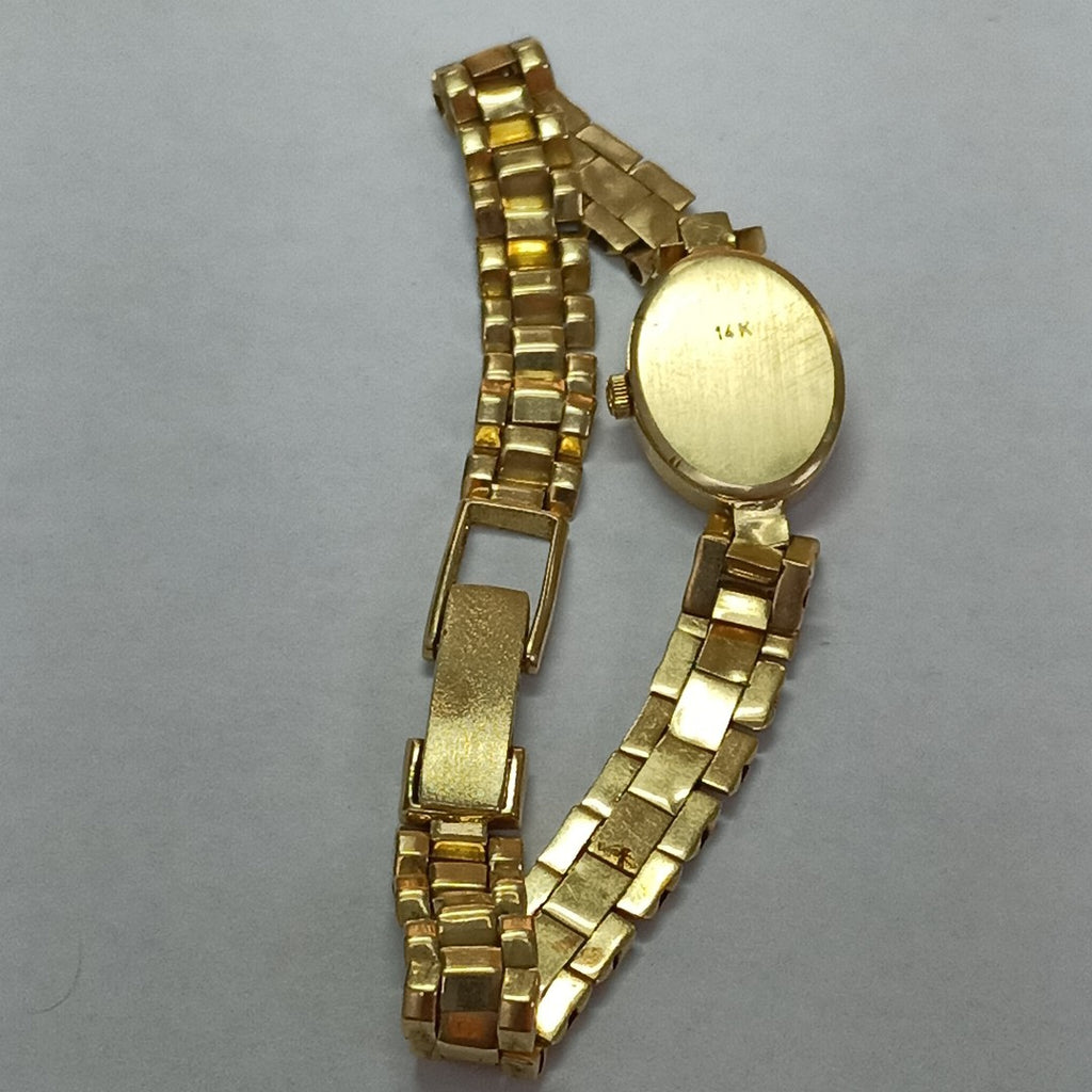 RELOJ CAJA Y PULSO ORO ORO 14 K 16,70 GRMS (SEMINUEVO)