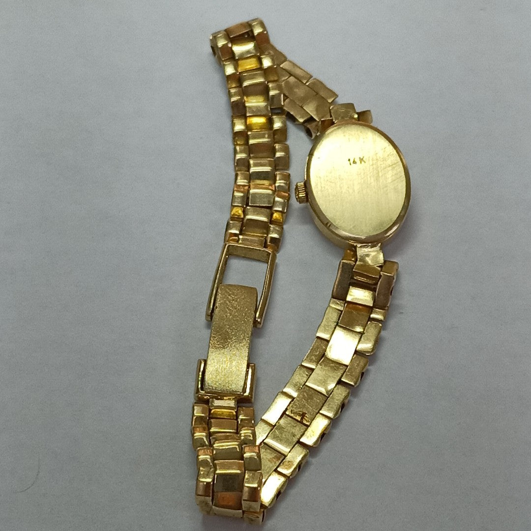 RELOJ CAJA Y PULSO ORO ORO 14 K 16,70 GRMS (SEMINUEVO)