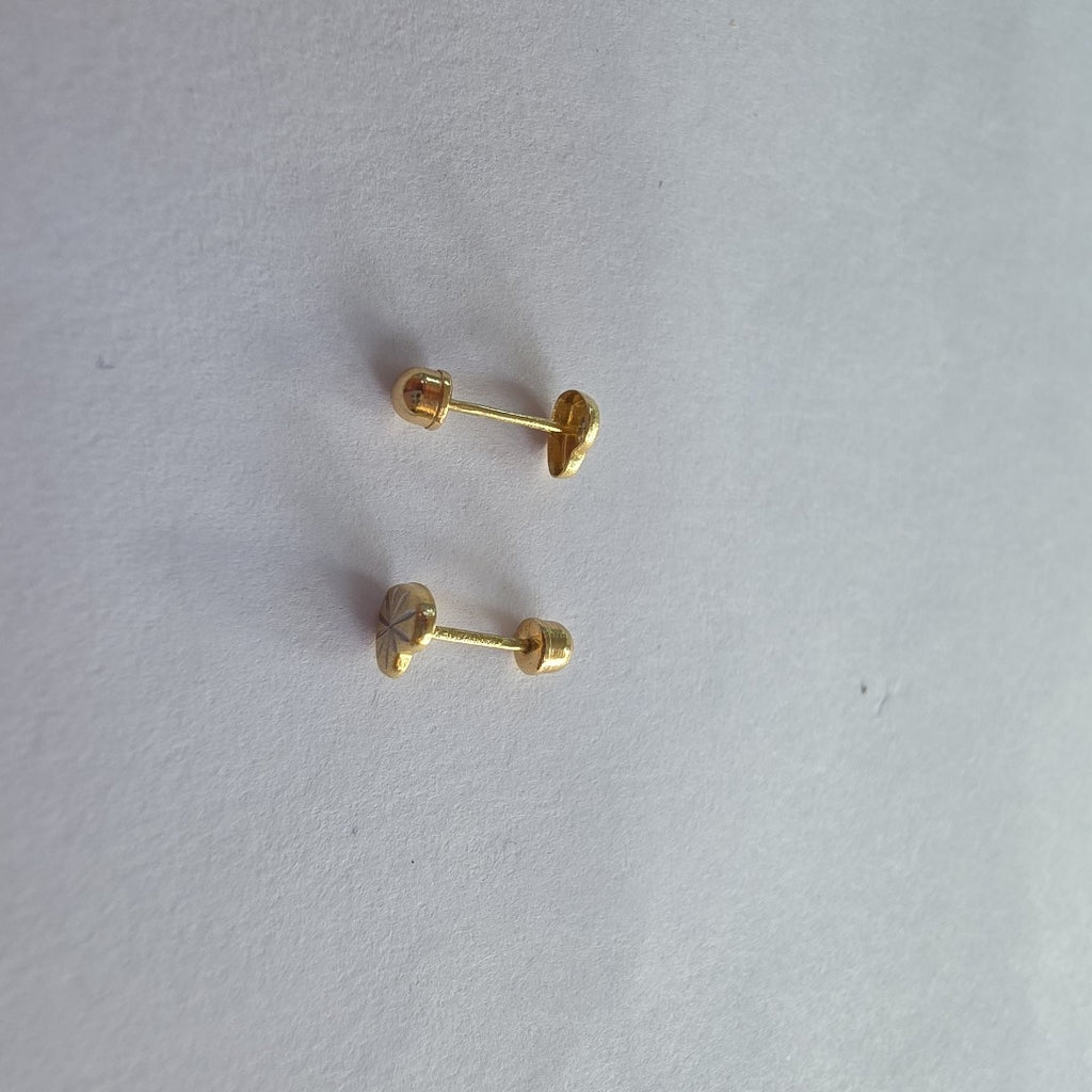 BROQUELES ORO 14K 1 (NUEVO)