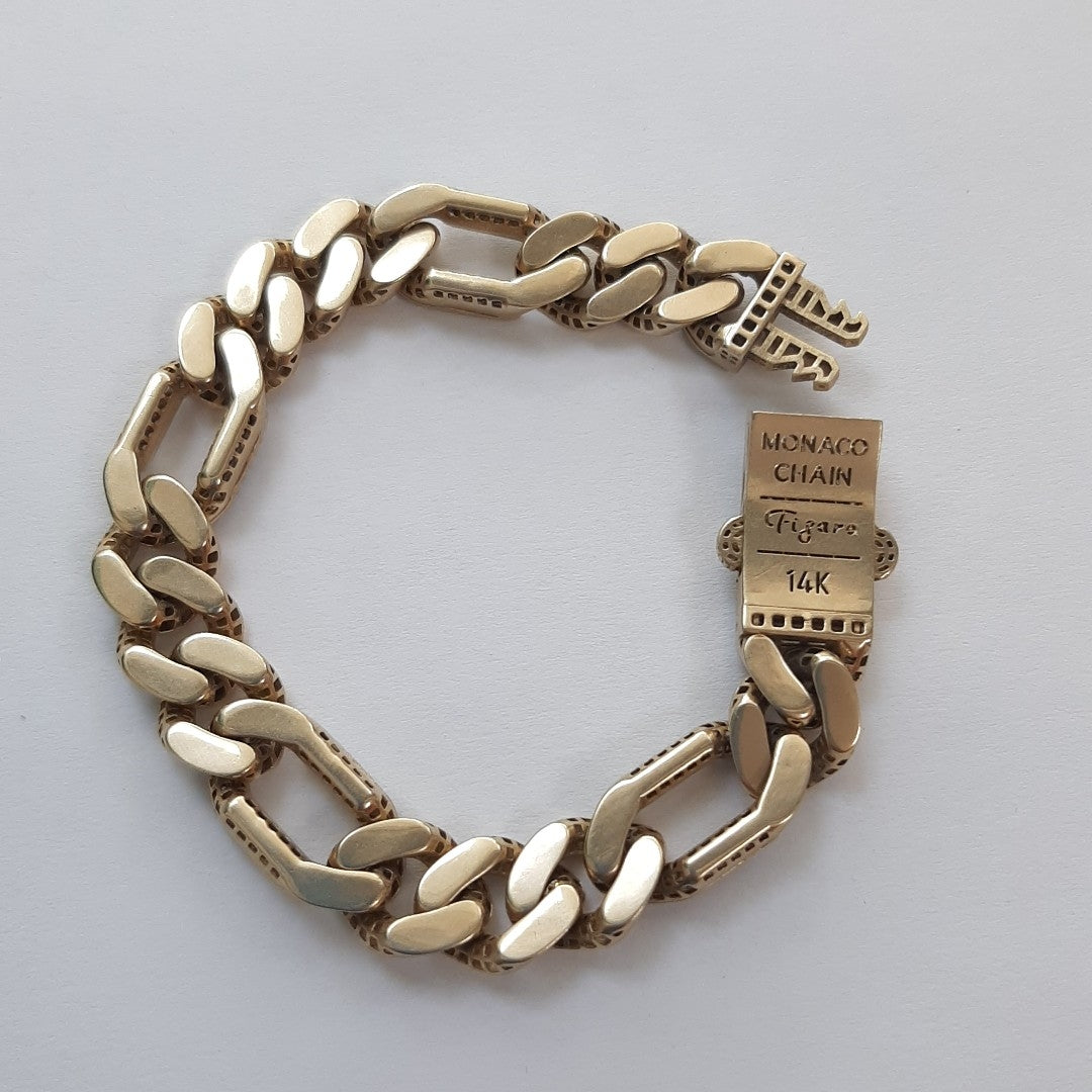 PULSERA. ORO. 14 K 18.3 GRMS (SEMINUEVO)