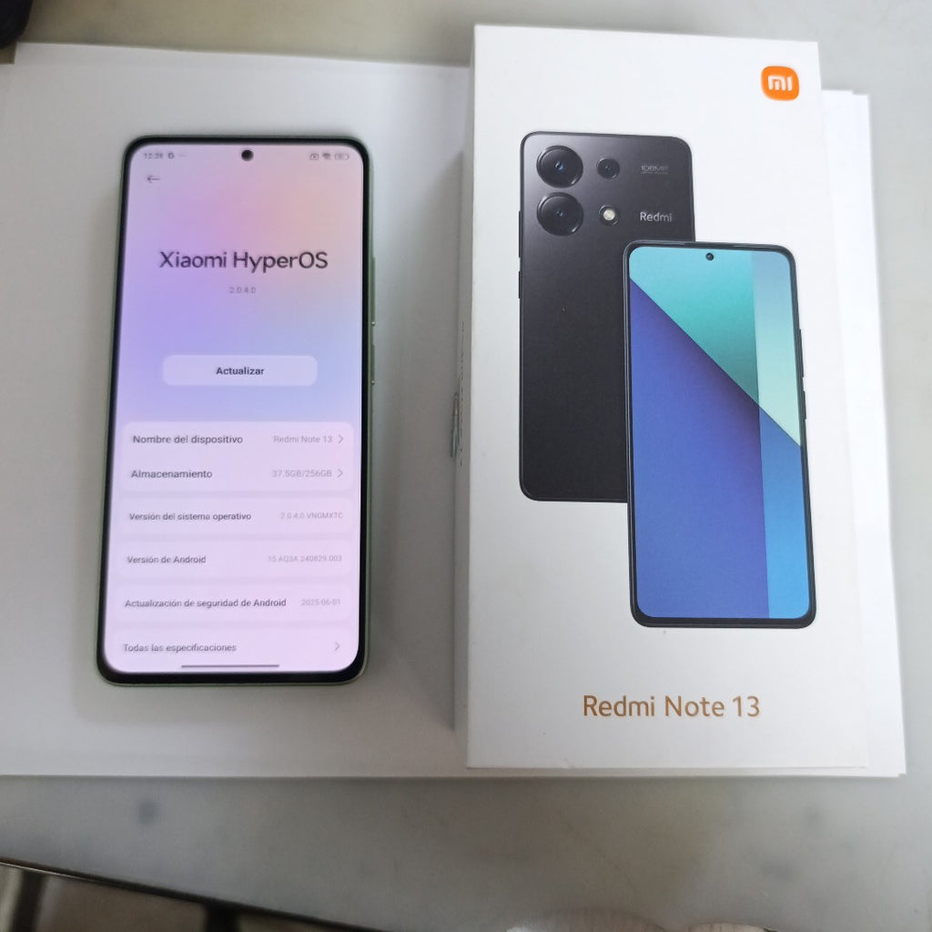 CELULAR XIAOMI REDMI NOTE 13 23129RA5FL (2024) 256 GB 8 GB RAM (SEMINUEVO)