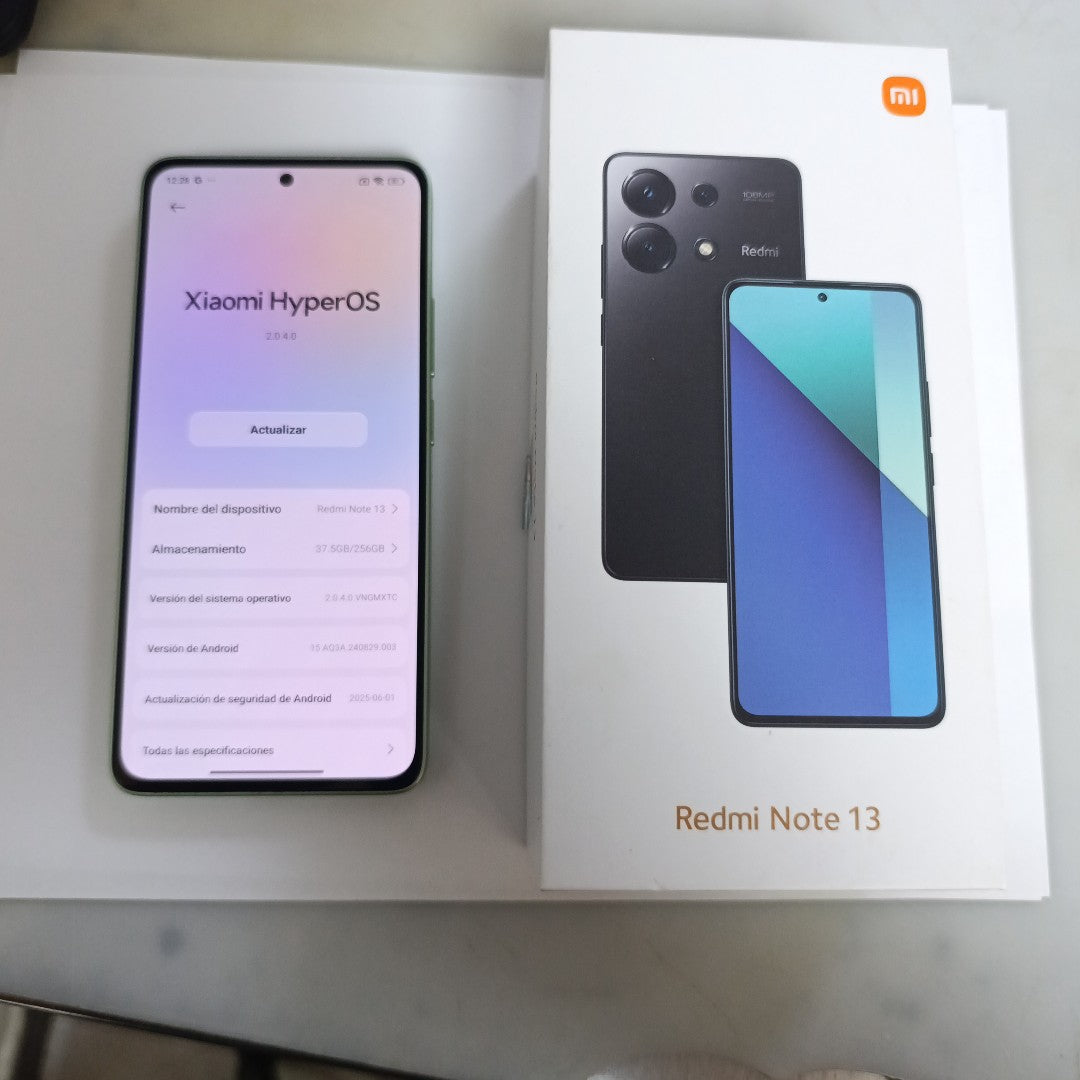 CELULAR XIAOMI REDMI NOTE 13 23129RA5FL (2024) 256 GB 8 GB RAM (SEMINUEVO)