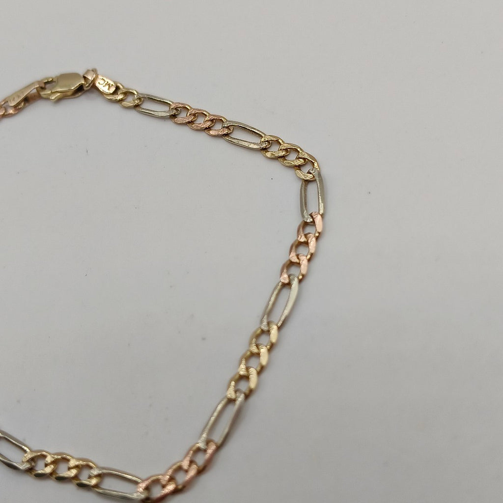 PULSERA. ORO COMBINADO. 14 K 2.8 GRMS (SEMINUEVO)