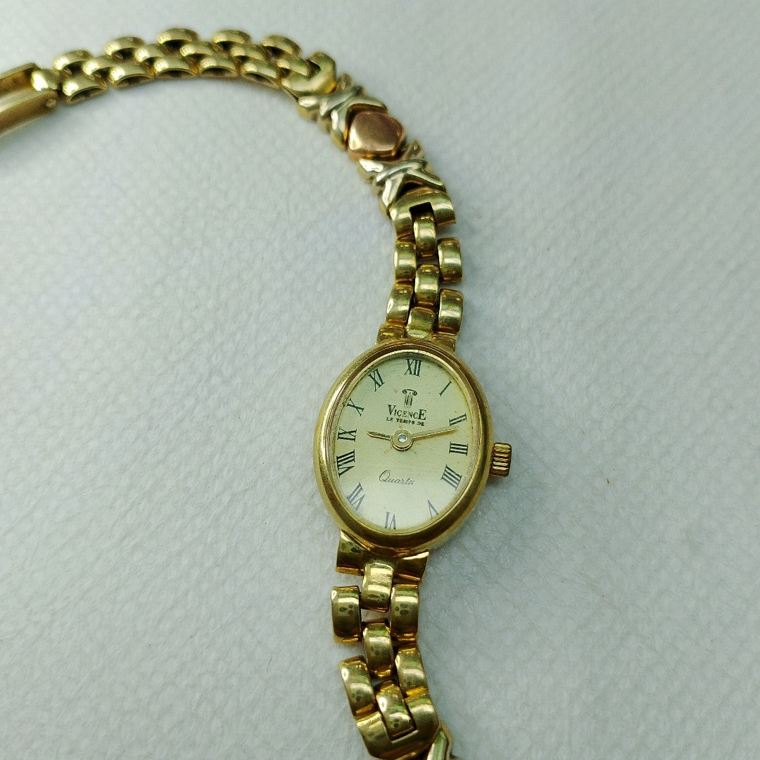 RELOJ CAJA Y PULSO ORO. ORO. 14 K 17.2 GRMS (SEMINUEVO)