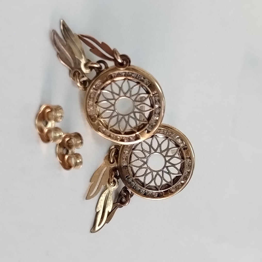 ARETES PAR. ORO. 10 K 1.5 GRMS (SEMINUEVO)