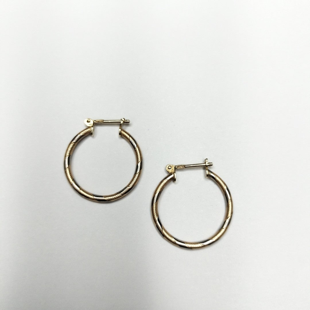 ARRACADAS PAR ORO 10 K 1,40 GRMS (SEMINUEVO)