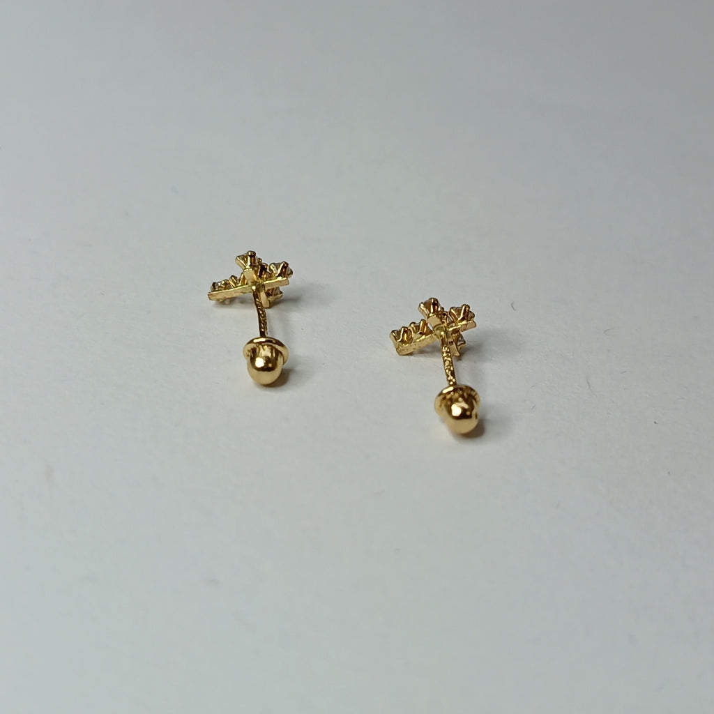 BROQUELES ORO 14K 1 (NUEVO)