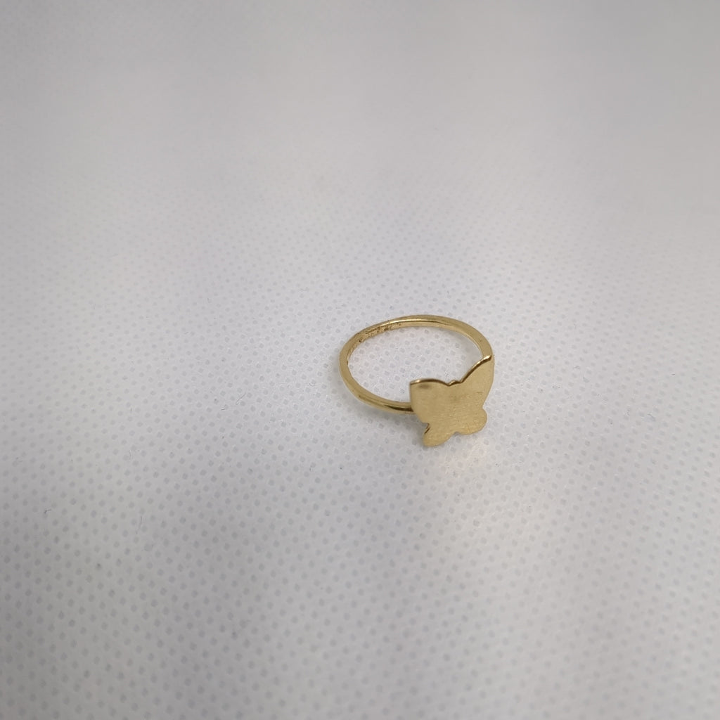 10155AND00050B2859 FRD12 ANILLO DE MARIPOSA PULIDA ORO 14K 1.6GRS (NUEVO)