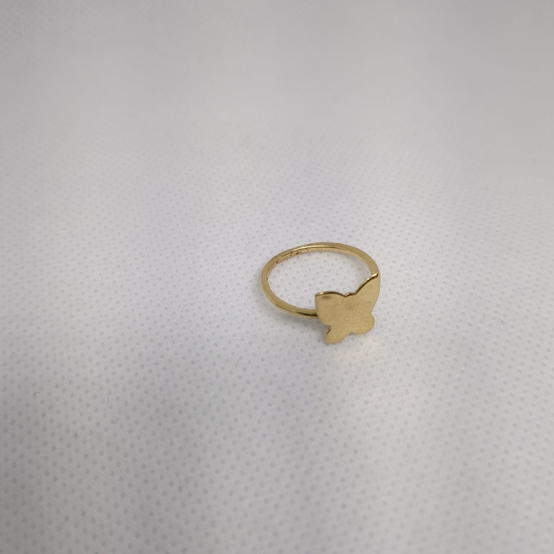 10155AND00050B2859 FRD12 ANILLO DE MARIPOSA PULIDA ORO 14K 1.6GRS (NUEVO)