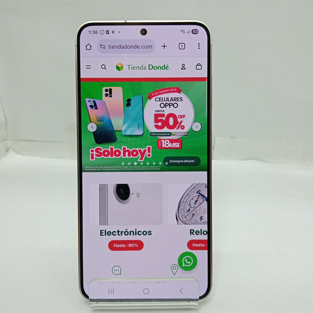 CELULAR SAMSUNG GALAXY S24 SM-S921B (2024) 256 GB 8 GB RAM (SEMINUEVO)