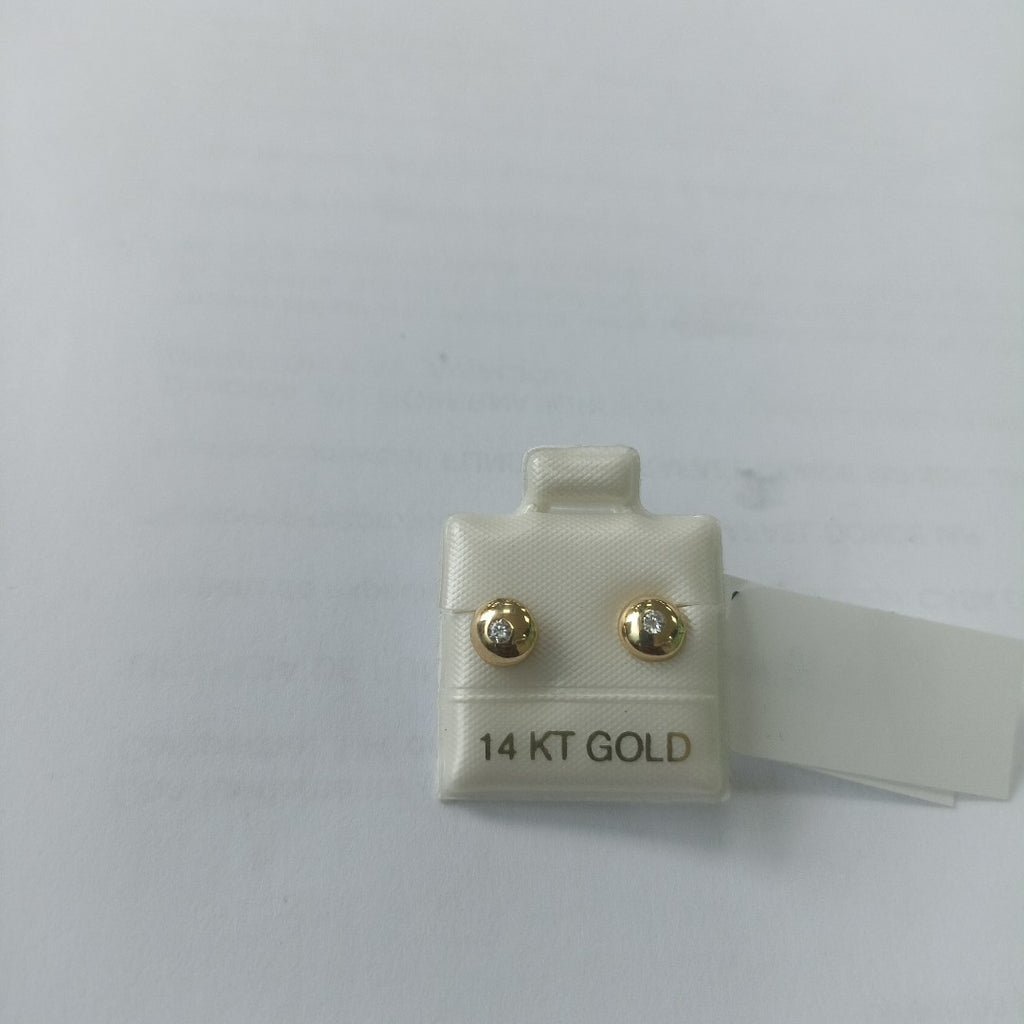 BROQUELES ORO 14K 0.9 (NUEVO)