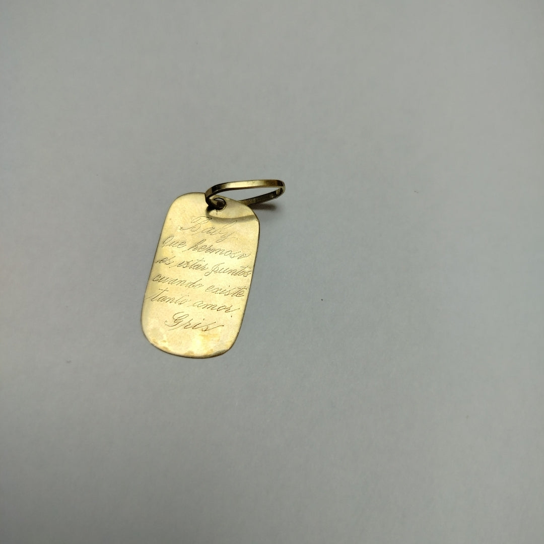 DIJE ORO 14 K 3,10 GRMS (SEMINUEVO)