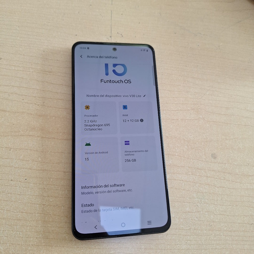 CELULAR VIVO V30 LITE V2314 (2023) 256 GB 12 GB RAM (SEMINUEVO)