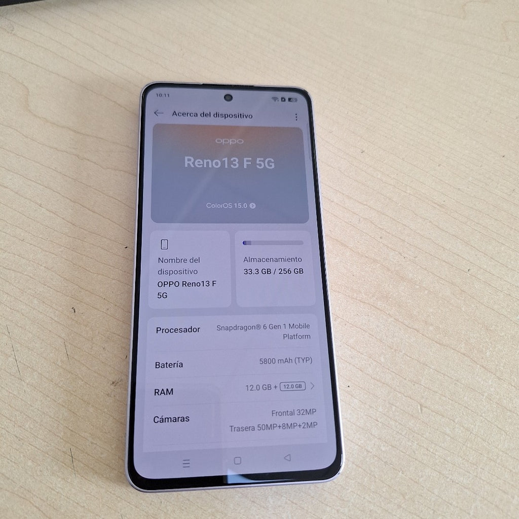 CELULAR OPPO  RENO 13F 5G CPH2699 (2025) 256 GB 12 GB RAM (SEMINUEVO)