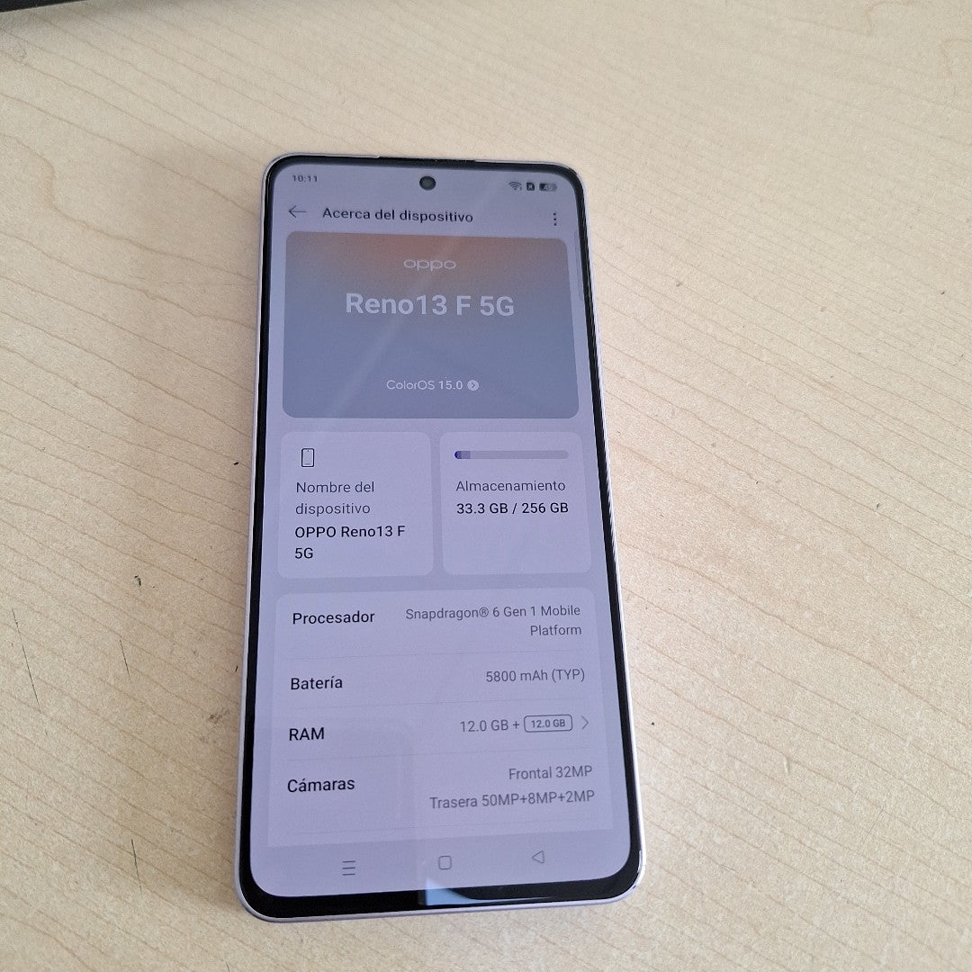 CELULAR OPPO  RENO 13F 5G CPH2699 (2025) 256 GB 12 GB RAM (SEMINUEVO)
