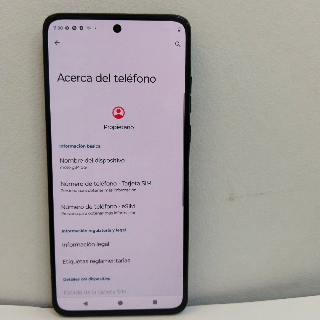 CELULAR MOTOROLA MOTO G84 XT2347-1 (2023) 256 GB 8 GB RAM (SEMINUEVO)