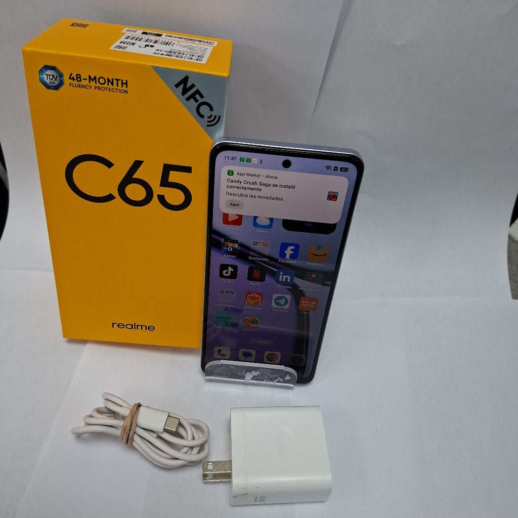 CELULAR REALME C65 RMX3910 (2024) 256 GB 8 GB RAM (SEMINUEVO)