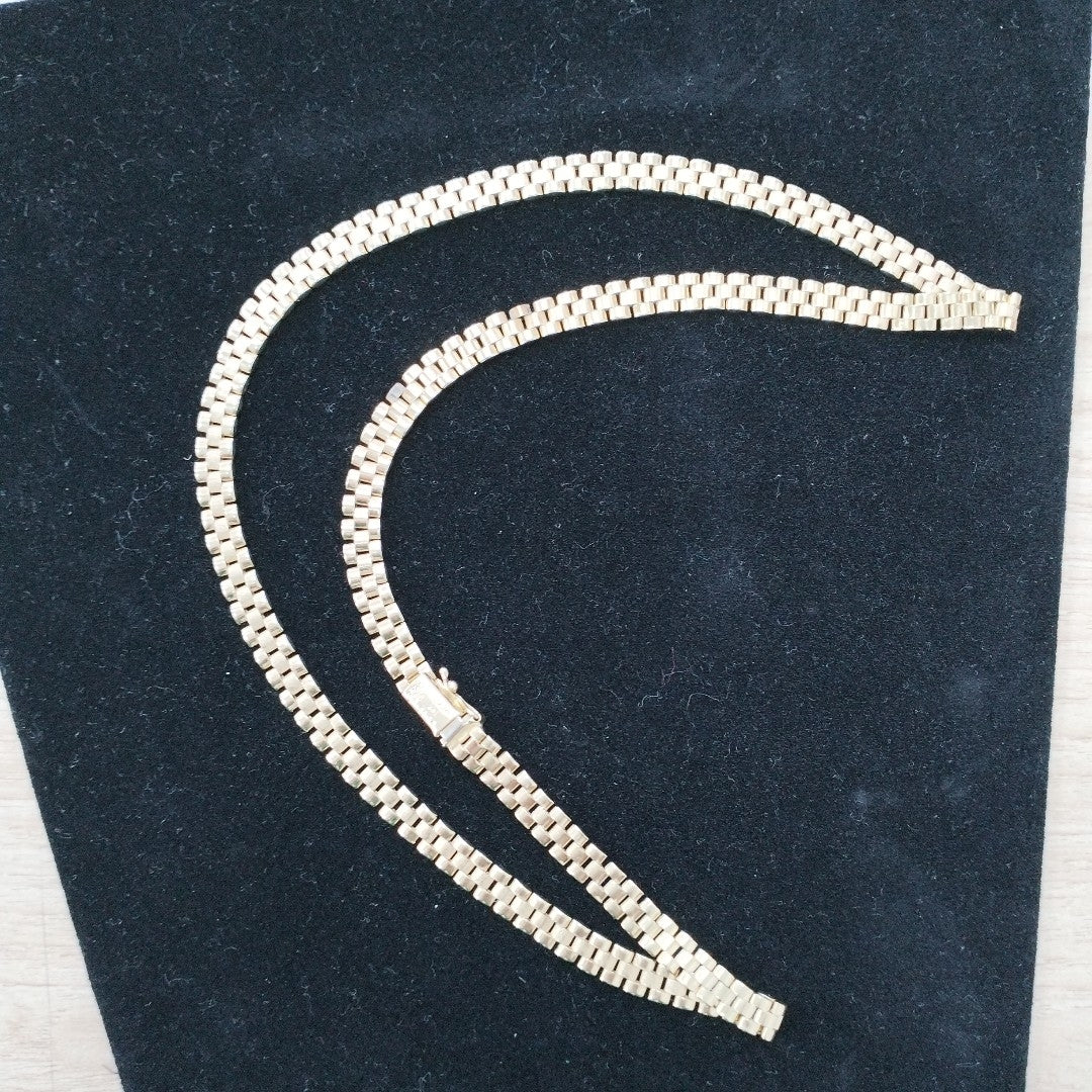 CADENA. ORO. 14 K 26.8 GRMS (SEMINUEVO)