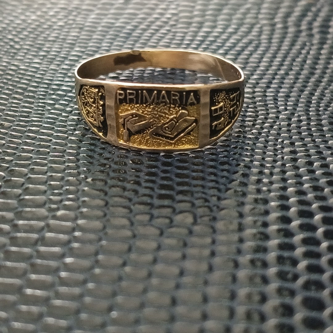 ANILLO DE GRADUACIÓN ORO 8 K 0,80 GRMS (SEMINUEVO)