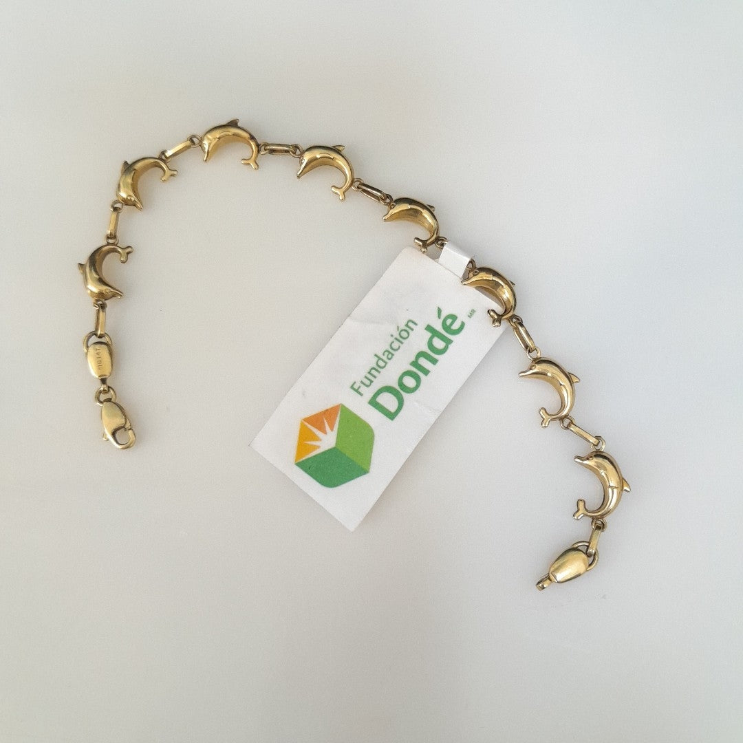 PULSERA. ORO. 14 K 6.2 GRMS (SEMINUEVO)