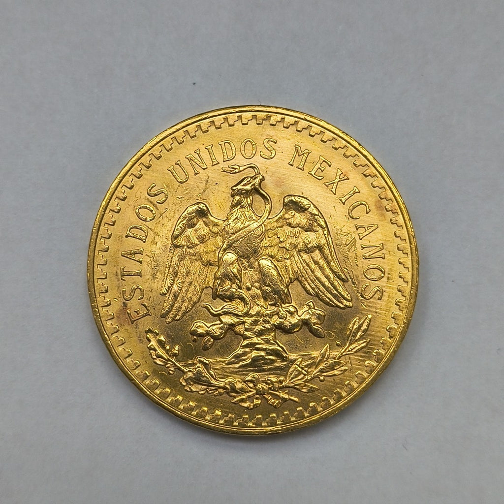 K1 41,60 GRMS - DTO. 0,00 GRMS - 21 K - AVALÚO 76003,20 * IDENTIFICACIÓN MONEDA NOMINATIVA * MONEDAS PESOS 50 PESOS (SEMINUEVO)