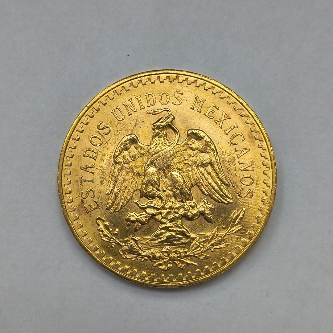 K1 41,60 GRMS - DTO. 0,00 GRMS - 21 K - AVALÚO 76003,20 * IDENTIFICACIÓN MONEDA NOMINATIVA * MONEDAS PESOS 50 PESOS (SEMINUEVO)